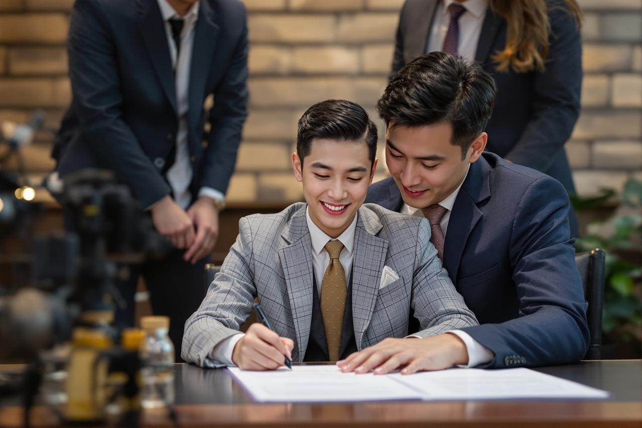 ai视频签约新生代演员陈晓宇,将出演年度大剧《山海经》